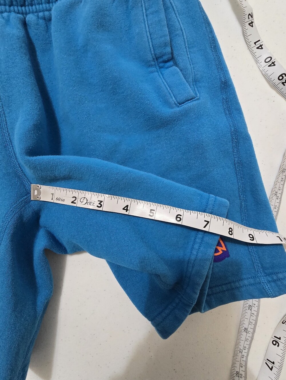Ovo Blue Knock Out Sweat Shorts Men's Small Fleece 7.5" Casual - Picture 5 of 9
